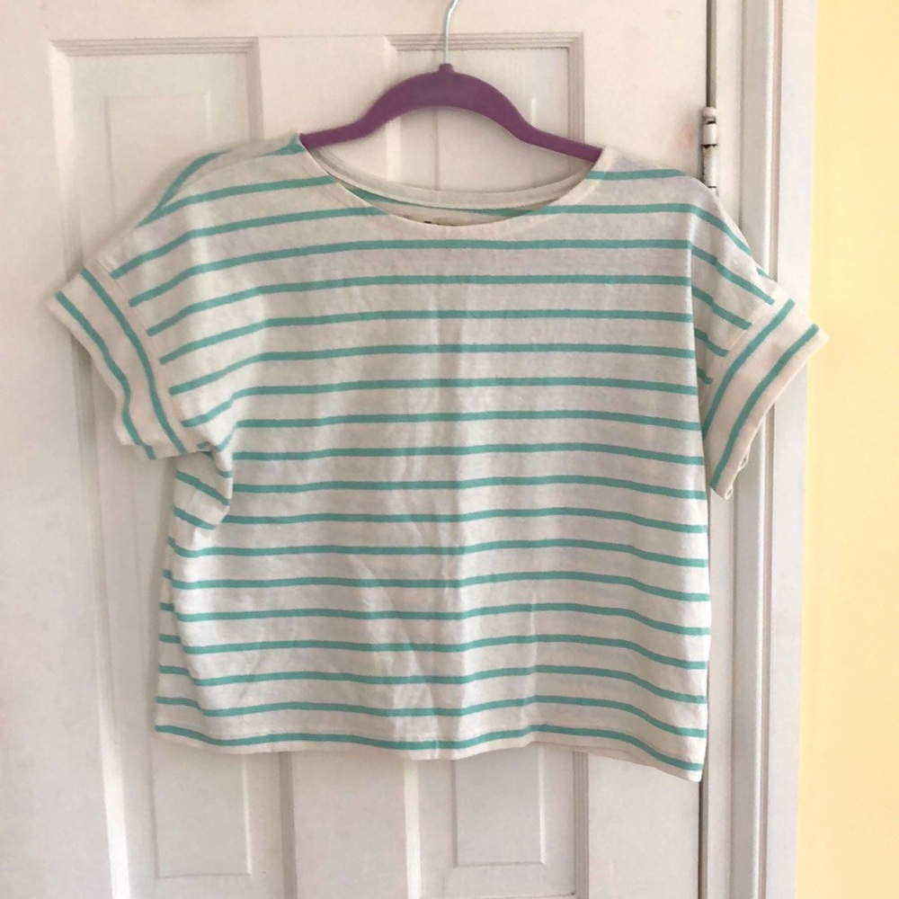 NWOT Madewell striped cotton short sleeve